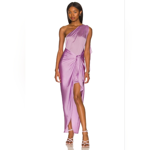 16. NWT BAOBAB X REVOLVE MAREA DRESS IN ORCHID - Picture 1 of 8
